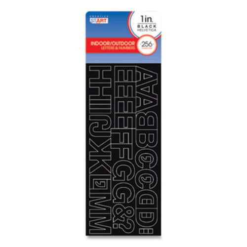 Adhesive Letters and Numbers Black Helvetica  6" by Cosco 