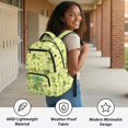 thumbnail image 5 of Yspwyqan School Backpack for Kids Boys, 17" Multi-Pocket Fits 15.6 Laptop, Music Frog Lightweight Bookbag with Front Pocket for Elementary Middle School Supplies, 5 of 7