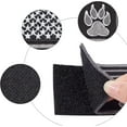 thumbnail image 4 of 4 styles PU Leather Hook and Loop Tapes Embroidery Cloth Iron On/Sew On Patches Pet Supplies Black 110x30x3mm and 82x50x3mm, 4 of 5