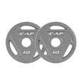 thumbnail image 1 of CAP Barbell Gray 2-Inch Olympic Grip Plate, 10-Pounds, Pair, 1 of 3