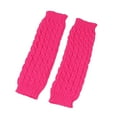thumbnail image 3 of Women's Socks - Women's Winter Over The Knee Socks Medium Length Lightweight Thickening Warm Keep Heat Thermal Comfort,Hot Pink, 3 of 3