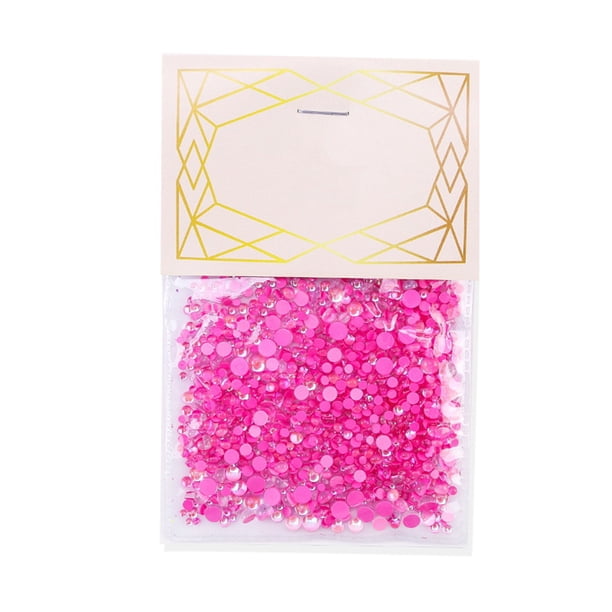 Juego de 1440 piezas Minnieouse Cristal con reverso plano Rosado