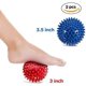 thumbnail image 2 of Paquete de 2 bolas de masaje duras: entrenador de arco del pie, fascitis plantar, ejercicio de bola masajeadora de dolor muscular, 2 of 5