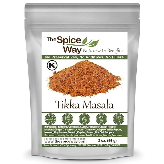 The Spice Way Tikka Masala - Indian Cuisine Spice Blend - All Natural - Resealable Pouch - 2 oz