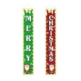 thumbnail image 2 of Linnome Illuminated Style Christmas Door Curtain, Festive Entryway Decoration for Holiday Parties and Home Display, 2 of 6