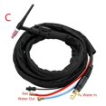 thumbnail image 4 of 350A 4M WP18 WP-18 WP 18 Water Cooled Argon Tig Welding Torch Gun with M16 DJK10-25 DJK35-50 Connector, 4 of 5