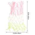 thumbnail image 2 of OULII Basketball Hoop Nets Basketball Netting for Hoop Assorted Color Weatherproof 1Pcs, 2 of 8