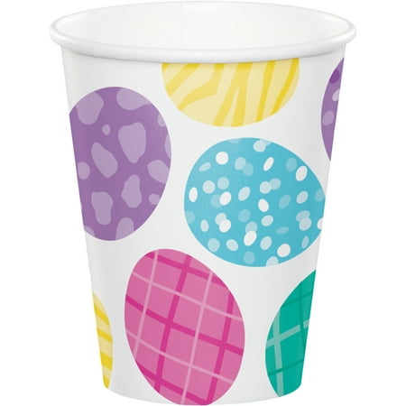 Way To Celebrate Easter Paper Cups, Easter Egg, 8 Count