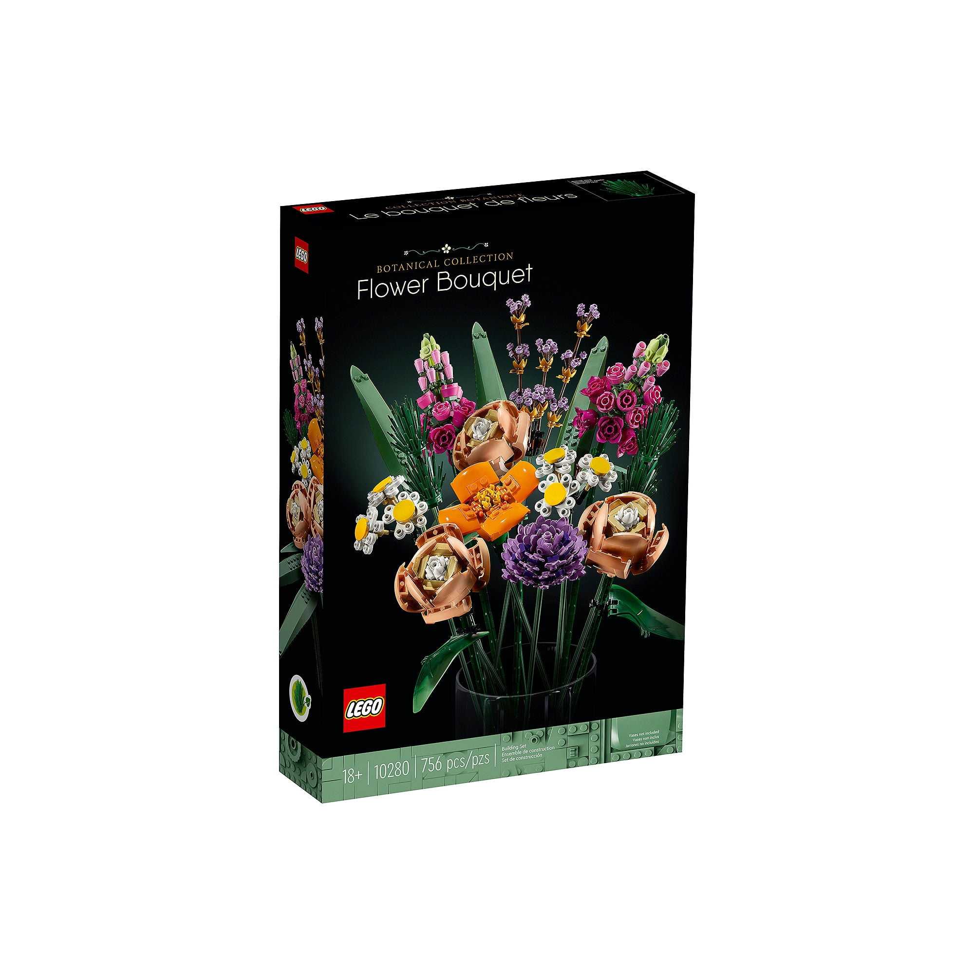 LEGO Icons Flower Bouquet Building Set Artificial Flowers with
