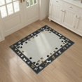 thumbnail image 3 of ODIKA Print Paws Scattered Bone Motif Alfombra Para Perros Schnauzer Pet Friendly & Kids Safe for Bedroom, Bedside, Nursery, 3 of 7