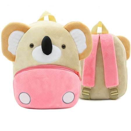 3D Children Kids Toddler Preschool Kindergarten Backpack for Boys Girls, Super Cute Cartoon Travel Lunch Bags, Cute Koala Design for 2 - 4 Years