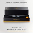 thumbnail image 4 of Cross Calais Matte Gray and Black Lacquer Fine Nib Fountain Pen, 4 of 7