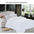 thumbnail image 1 of Elegant Comfort Insert de Couette/housse de Couette de Luxe Alternative, Simple, Blanc, 1 of 3