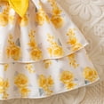 thumbnail image 7 of Splozh Toddler Tennis Skirt Toddler Girl Outfit Sleeveless Knit Tank Shirts + Pleated Skirt 2Pcs Baby Girl Birthday Pink Dress Clothes Yellow,12-18 Months, 7 of 7