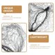 thumbnail image 3 of 100Pcs Black Invisible Elastic Lines Hair Net Stretchable Nylon Hair Net, 3 of 4
