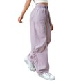 thumbnail image 6 of iHPH7 Wide Leg Sweatpants Women Casual Pants for Women Jogger Pants for Women Workout Sweatpants Women Workout Pants Women Gym Pants Women Lounge Pants Women Purple M, 6 of 9