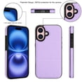 thumbnail image 3 of Allytechgroup Wallet Case for iPhone 16 Plus with Credit Card Slot, PU Leatehr Phone Case with Stand RFID Blocking Shockproof Back Cover for iPhone 16 Plus for Women Men, Lightpurple, 3 of 5