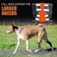 thumbnail image 2 of 1 Pair Dog Rear Leg Brace Canine Rear Hock Joint Support With Safety Reflective Straps For Joint Inj, 2 of 4