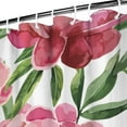 thumbnail image 4 of Waterproof Pioneer Shower Curtain 36x72 Inch Polyester Unique Colorful Floral Shower Curtain for Bathroom Hotel Home Decor with 7 Plastic Hooks, 4 of 5