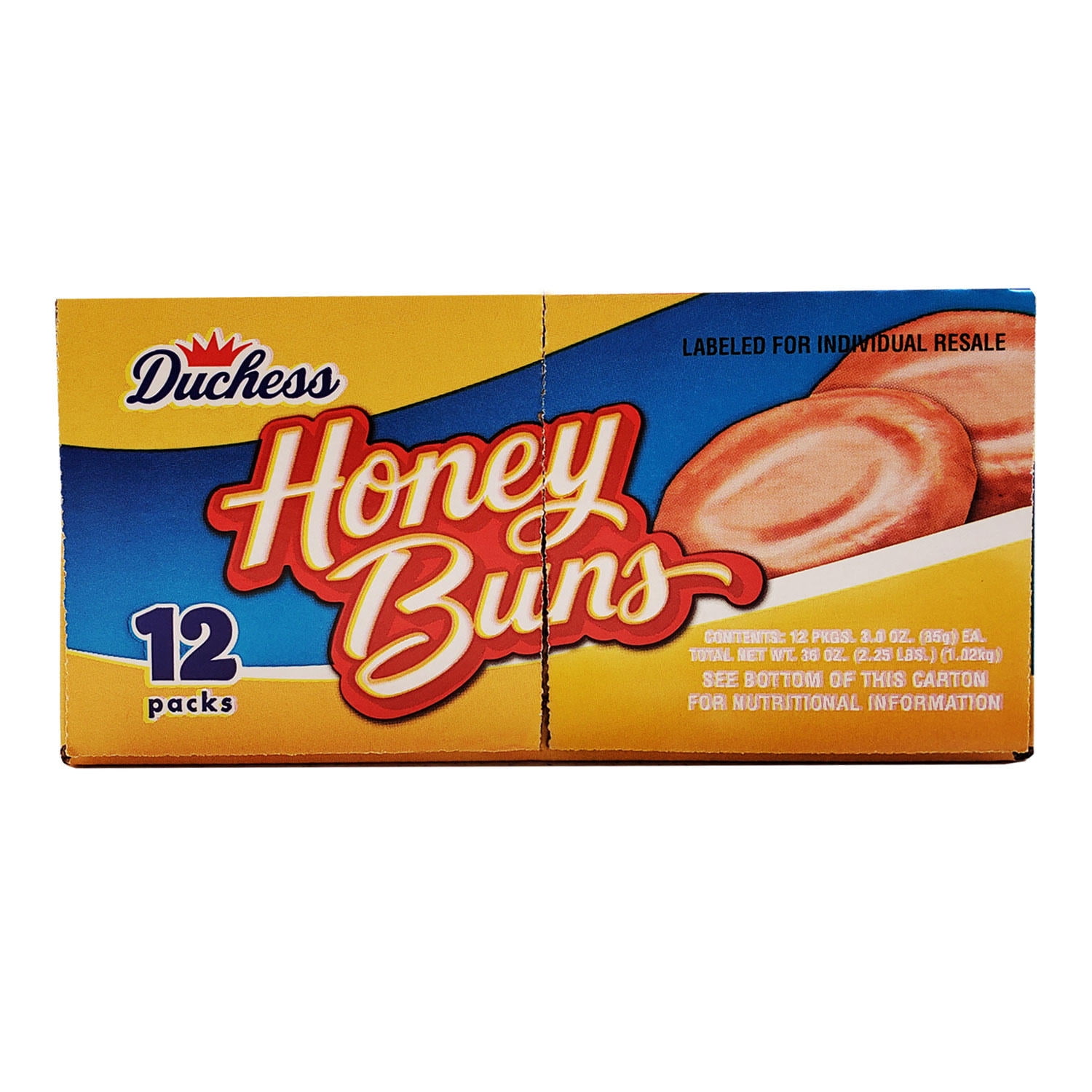 Duchess Honey Buns (3oz / 12pk) pack of 2