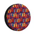 thumbnail image 1 of Cute Cartoon Spider Man Spare Tire Cover Wheel Protectors For Trailer Rv Suv Truck Camper Travel Fits For Tire Diameter 15 Inch, 1 of 7