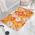 thumbnail image 3 of Pioneer Flower Floral Print Flannel Non Slip Door Rugs,Washable Door Mats Indoor,Decorative Door Mats,Dirt-Resistant and Absorbent Doormat for Entrance,Bedroom,Kitchen,Bathroom,23.5"x16", 3 of 5