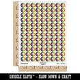 thumbnail image 2 of North Carolina State Silhouette 200+ Round Stickers - Rainbow - Matte Finish - 0.50" Size, 2 of 3