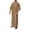 Mens Shirts Khaki, variant on Mens Big & Tall Muslim Gowns with Pocket S-5X Plus Size Long Sleeve V Neck Robes Pullover Side Slit Ankle Length Going-Out Loungewear Robes