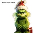 thumbnail image 3 of Decoración de árbol de Navidad de 8cm ornamento de árbol de Navidad Grinch creativo para fiestas y vacaciones, 3 of 6