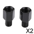 thumbnail image 1 of DYNWAVECA Paire de Rétroviseurs de Moto Main Droite 10 mm Main Gauche Adaptateurs 10 mm, 2 Pcs, 1 of 8