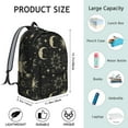 thumbnail image 2 of Celestial Astronomical Constellation Pattern Casual Daypack – Lightweight Travel Backpack with Comfortable Carrying and Anti-theft Features for Female Professionals, Travelers, and Students, 2 of 5