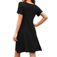 thumbnail image 4 of TARAINYA Summer Dresses for Women Trendy Mini Swing Dress Casual Beach Sundress with Pockets, 4 of 6