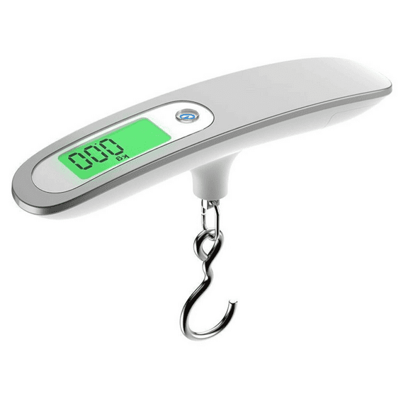 Electronic Weight, LCD Display Luggage Scale, Handheld Digital Luggage Weight Scale, Portable Travel Weight Scale for Household Outdoor 50Kg/10G High Precision Travel Digital Hanging Scales with Hook