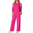 thumbnail image 6 of Cueply 2 Piece Sets for Women Outfits Sweatsuits Long Sleeve Sweatshirts Sweatpant Lounge Set with Pockets, 6 of 8