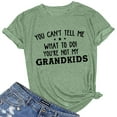 thumbnail image 2 of B91xZ Hauts pour Femmes T-Shirt en Coton à Manches Courtes Léger Col Rond, Coupe Moderne, Vert S, 2 of 2