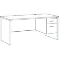 thumbnail image 3 of Lorell, LLR79145, Walnut Laminate Commercial Steel Desk Series, 1 Each, 3 of 4