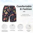 thumbnail image 5 of Lsque Mens Swim Trunks Flower Pattern - Bathing Suit Compression Liner - Beach Swim Shorts Swimwear - (S-3XL) - Stretch Quick Dry -Large, 5 of 9