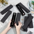 Cardboard Paper Necklace Boxes Rectangle Black 24x5.6x3.55cm for diy ...
