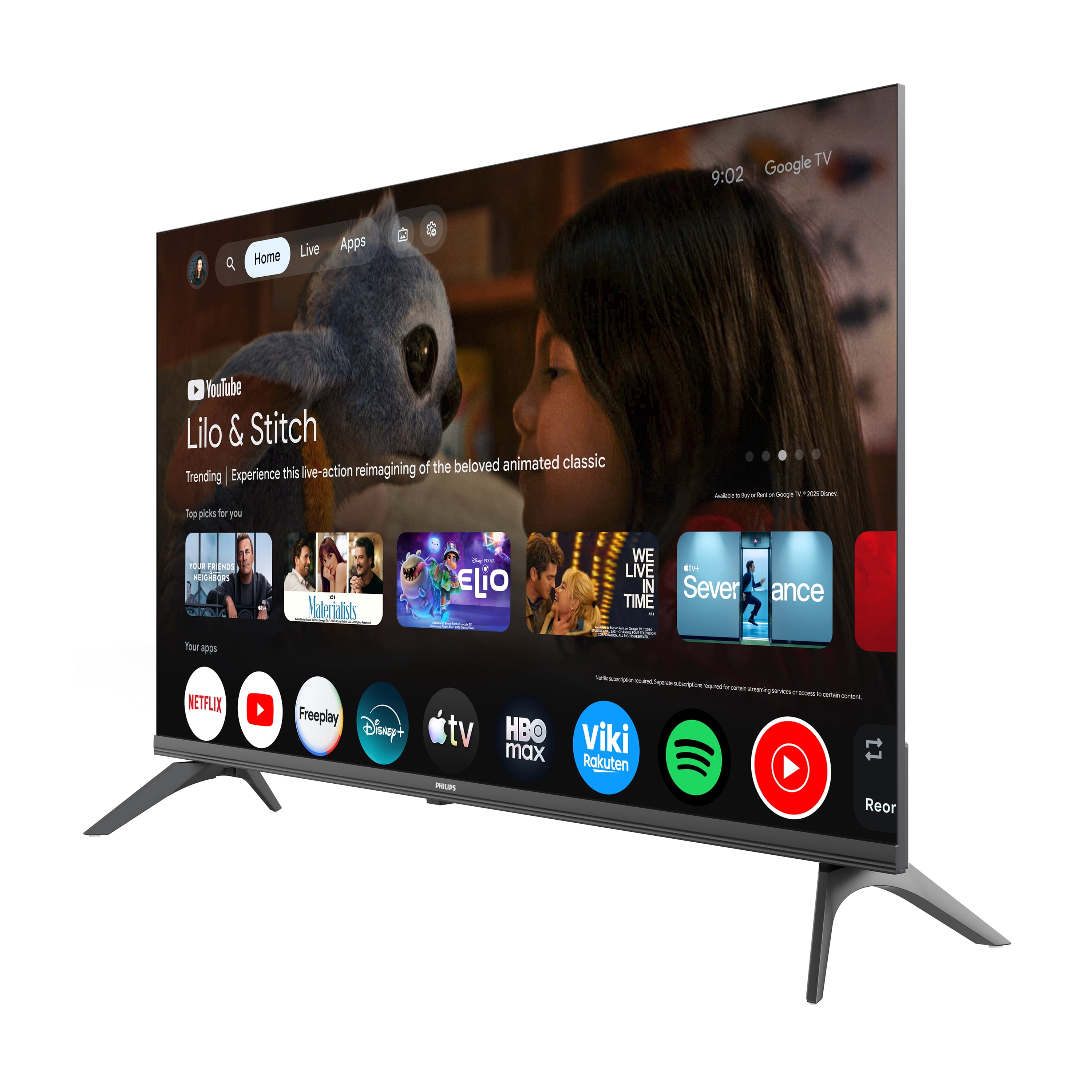 Philips 32" Class HD (720p) Google Smart LED TV (32PFL6446/F7)