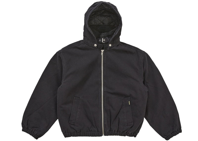 Supreme Men's Mitchell & Ness NCAA Hooded Stadium Jacket Black