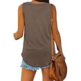 thumbnail image 2 of Womens Tank Tops V Neck Summer Tops Loose Fit Sleeveless Tops 2Pack/3Pack, 2 of 4