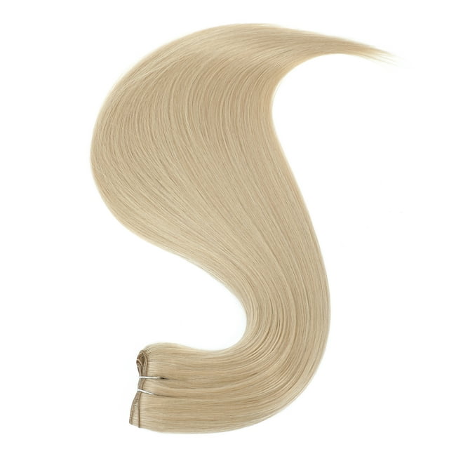 Typpkmm Mechones De Pelo Liso De Hueso with Extensiones De Cabello Natural De