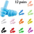 thumbnail image 1 of Bangcool 12 Pairs Swimming Earplugs Waterproof Protective Earplugs Silicone Earplugs, 1 of 7