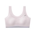 thumbnail image 2 of Wancir Teen Girls' Training Bra Seamless Cotton Cami Wireless Bras Criss Cross Sport Bra Bralette, 2 of 7