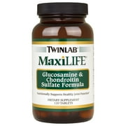 Twinlab maxilife glucosamine and chondroitin sulfate tablets, 120 ct