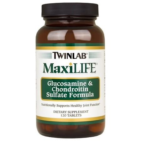 Twinlab maxilife glucosamine and chondroitin sulfate tablets, 120 ct