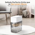 thumbnail image 3 of Bote de Basura Cocina Ba&ntilde;o,14L/3.8Gal&oacute;n Autom&aacute;tico Bote de Basura con Tapa Inteligente,Resistente al Agua,Blanco Delgado Angosto Botes de Basura para Ba&ntilde;o c, 3 of 9