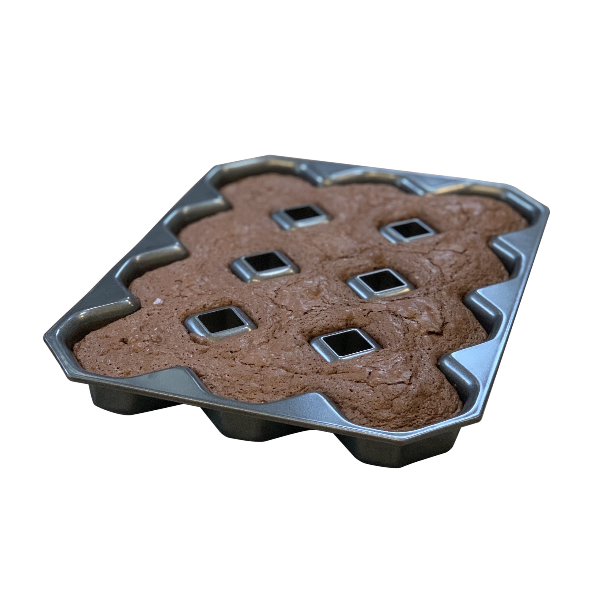 Bakelicious Durable Non-Stick Carbon Steel Crispy Corner Brownie
