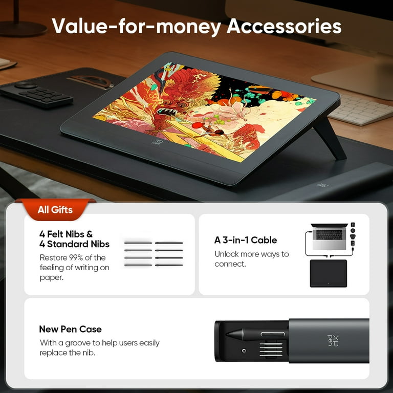 XPPen Artist Pro 14 Drawing Tablet Gen 2, 16384 Pressure XPPen Artist Pro 14 Drawing Tablet Gen 2, 16384 Pressure