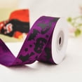 thumbnail image 2 of Halloween Grosgrain Ribbon, Print Fabric Halloween Decorative Ribbon For Gift Wrapping Hand‑Craft & Holiday Decor Layout, 2 of 4